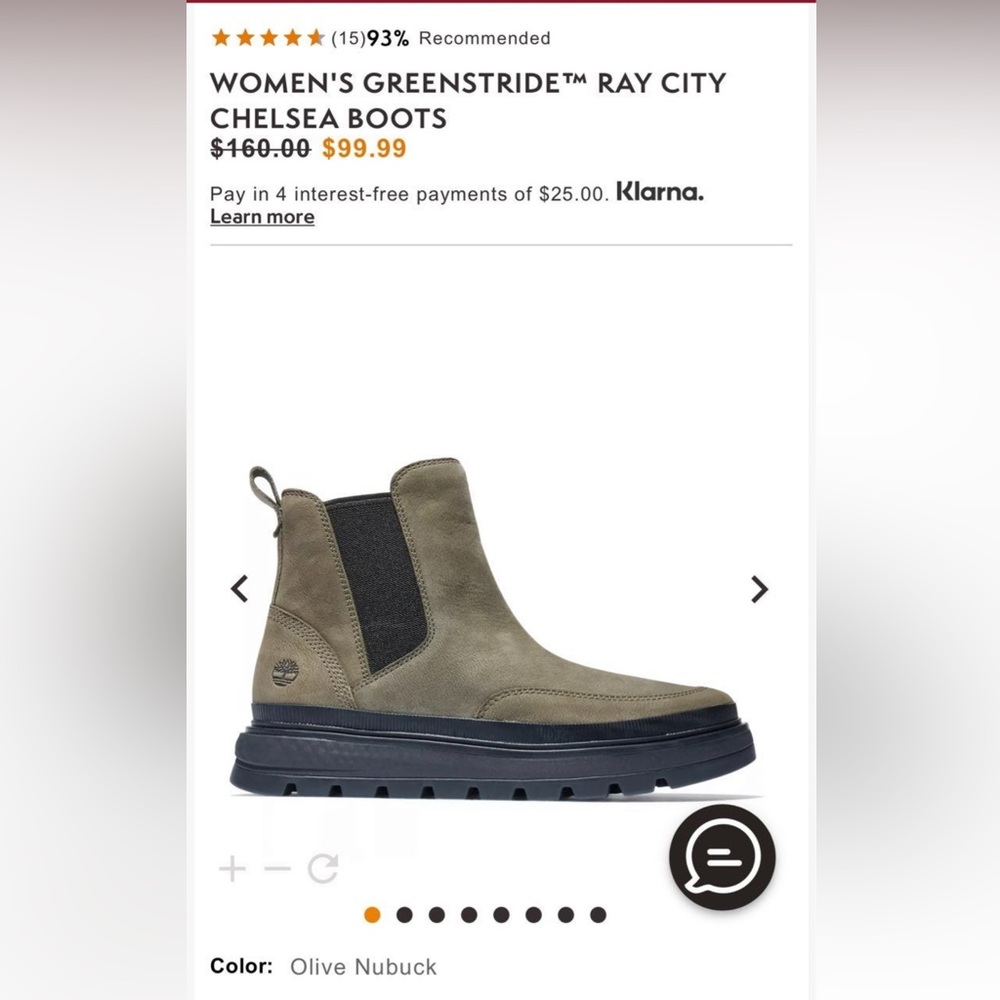 Olive green water proof Chelsea boot - Timberland